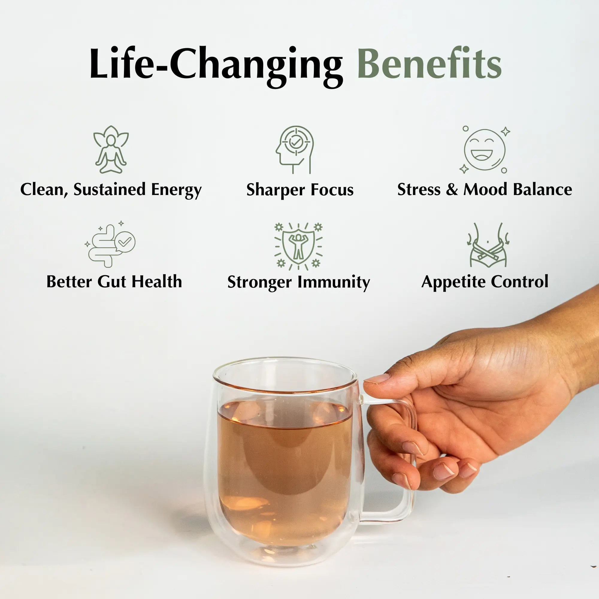 Life-changing benefits of personalised day tea — clean energy, sharper focus, gut health and immunity